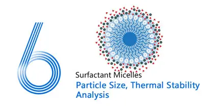 Surfactant micelle size measurement at different conditions